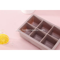 Silicone 6 Square Shape Ice Cube Tray